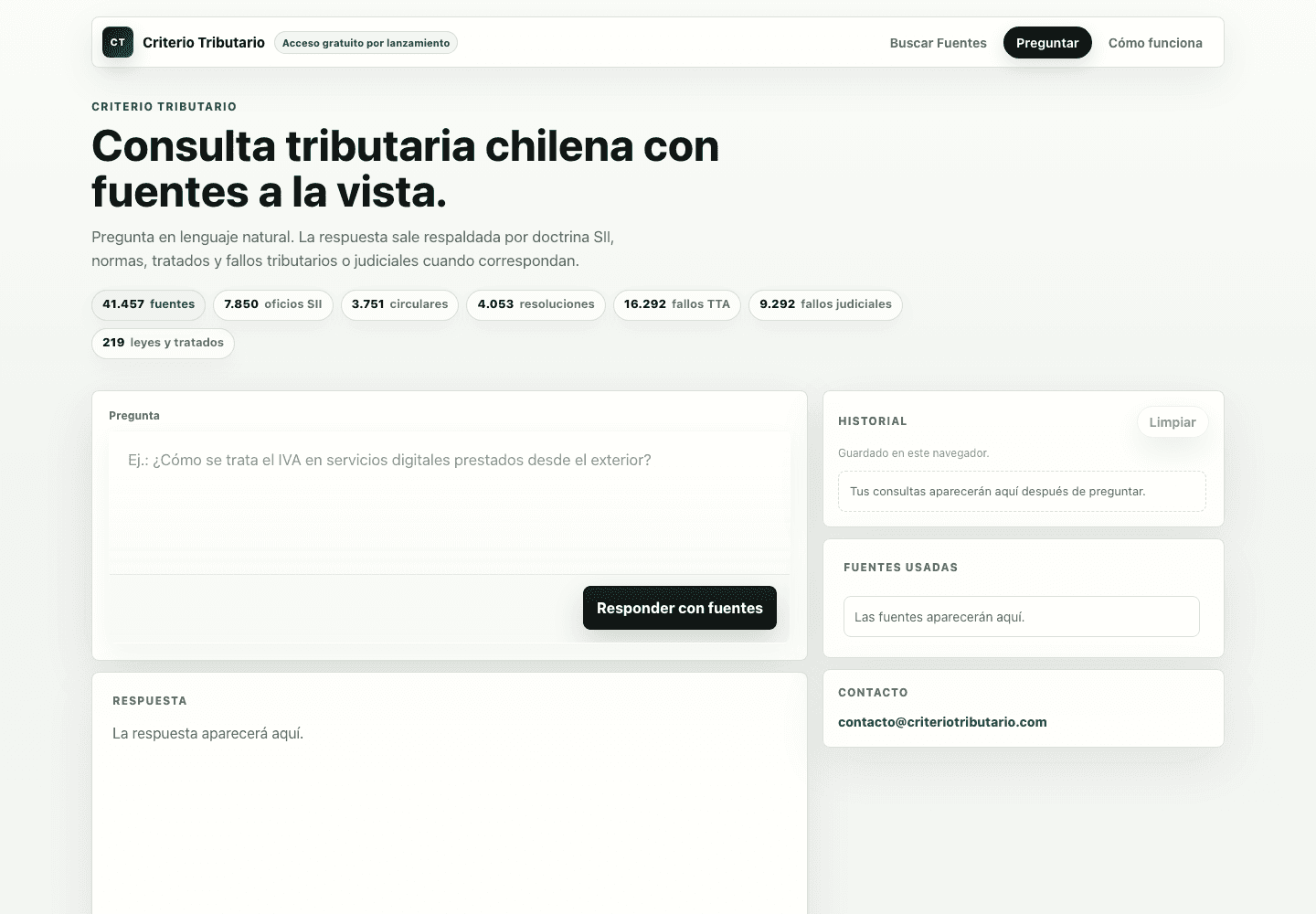 Criterio Tributario product screenshot