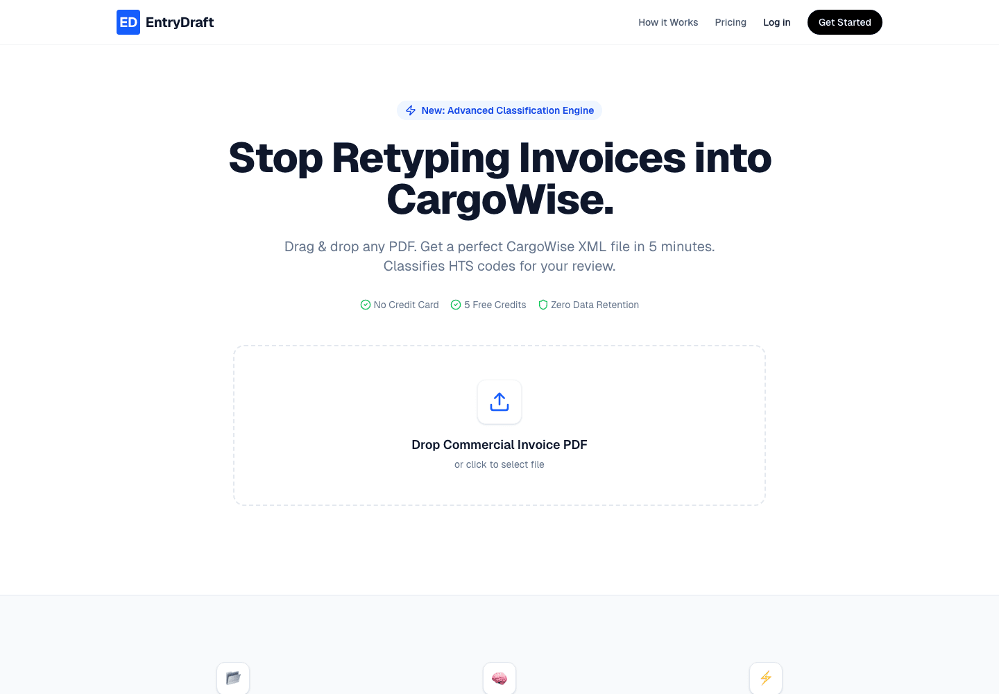 EntryDraft product screenshot